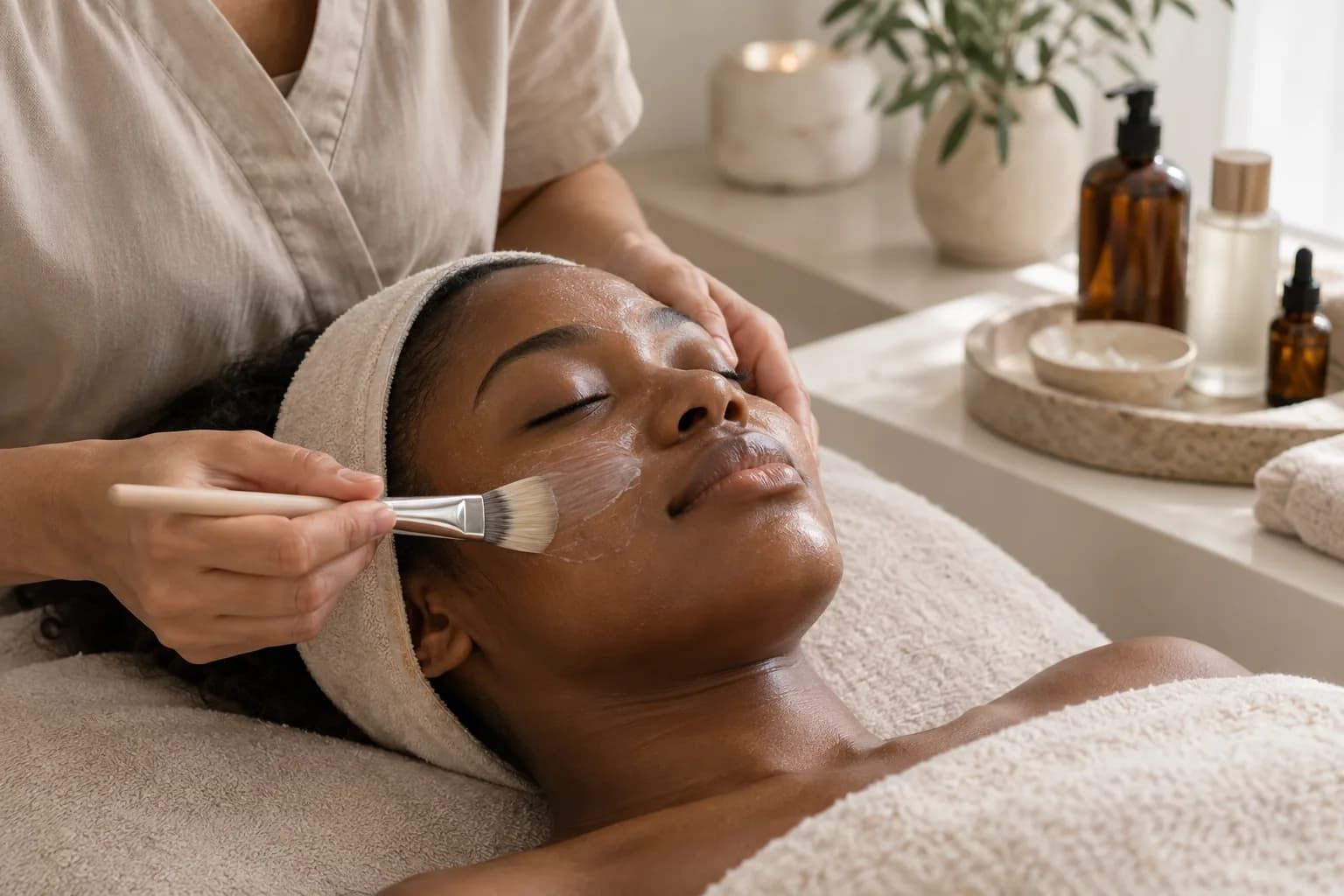 Relaxing beauty treatment at Studio Élan